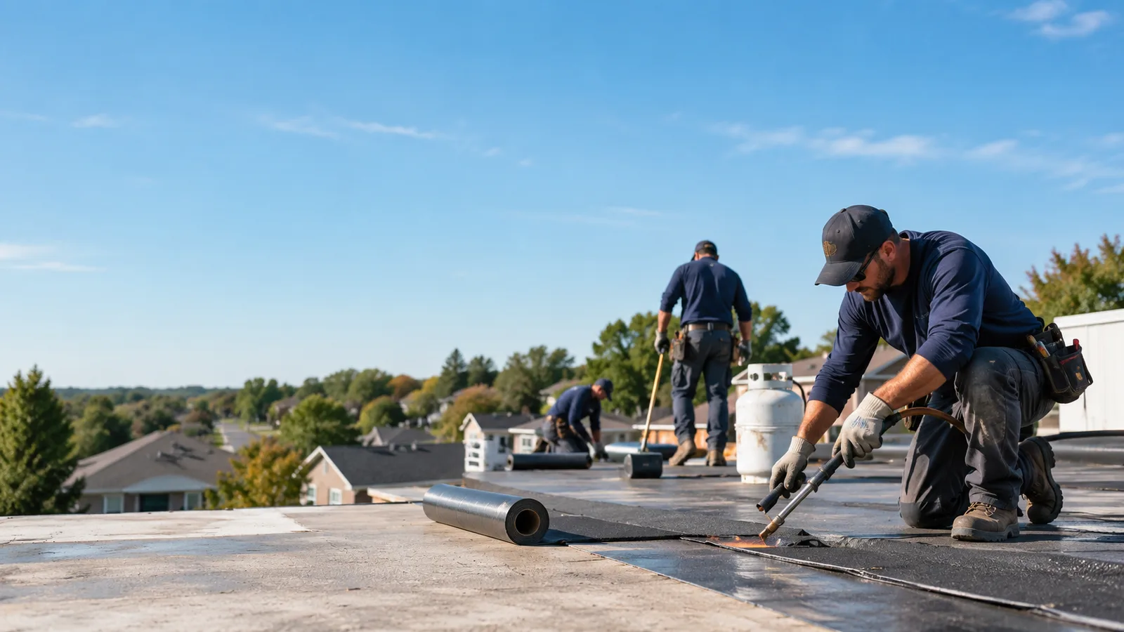Flat Roof Leak Repair providers in Somonauk, IL